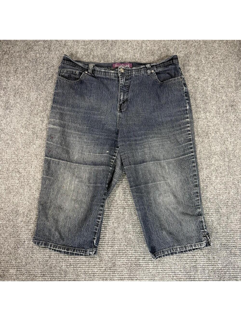 Gloria Vanderbilt Women’s Crop Jeans 18W Straight Leg